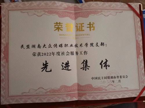 先进集体证书 先进集体证书